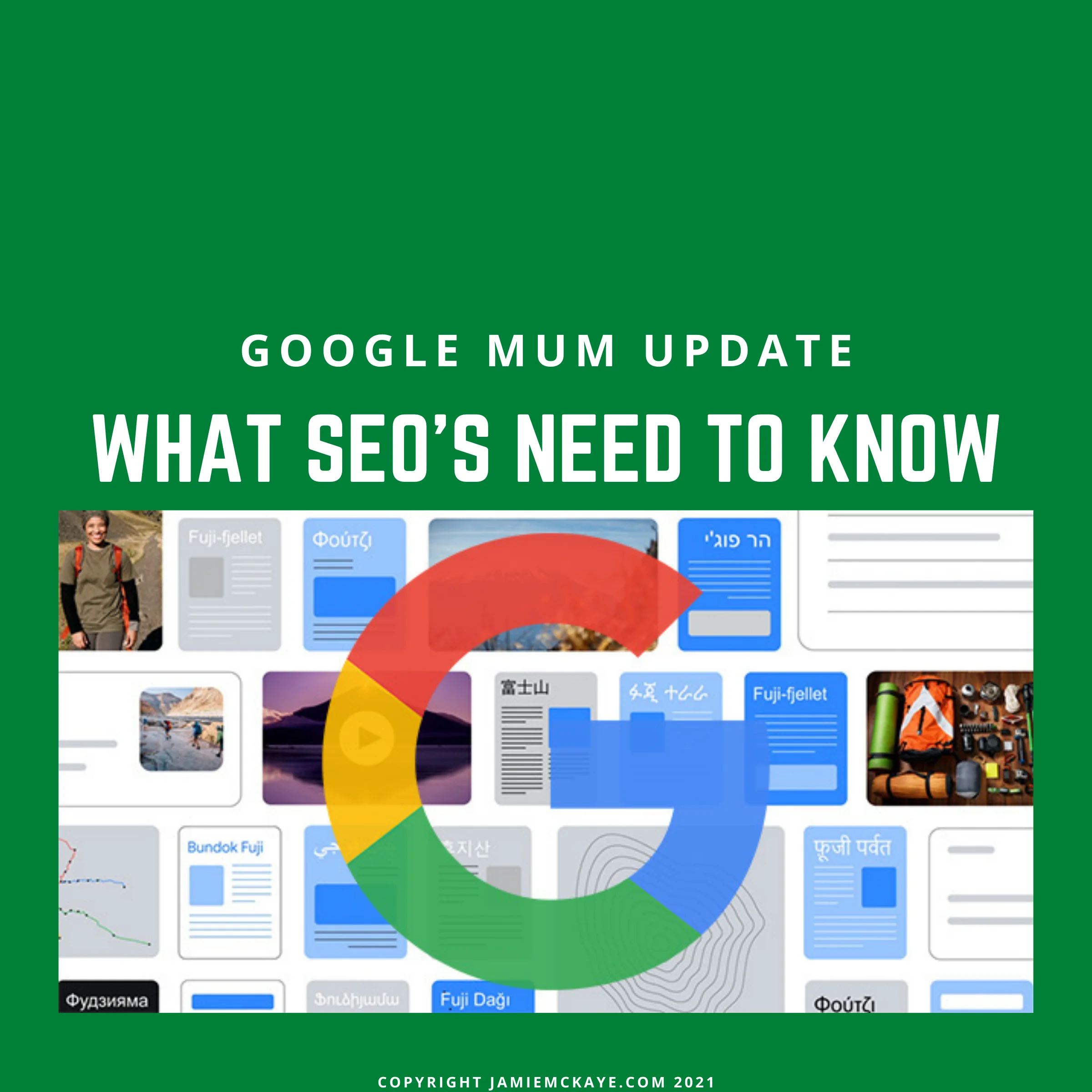 SEO's guide to the MUM update banner