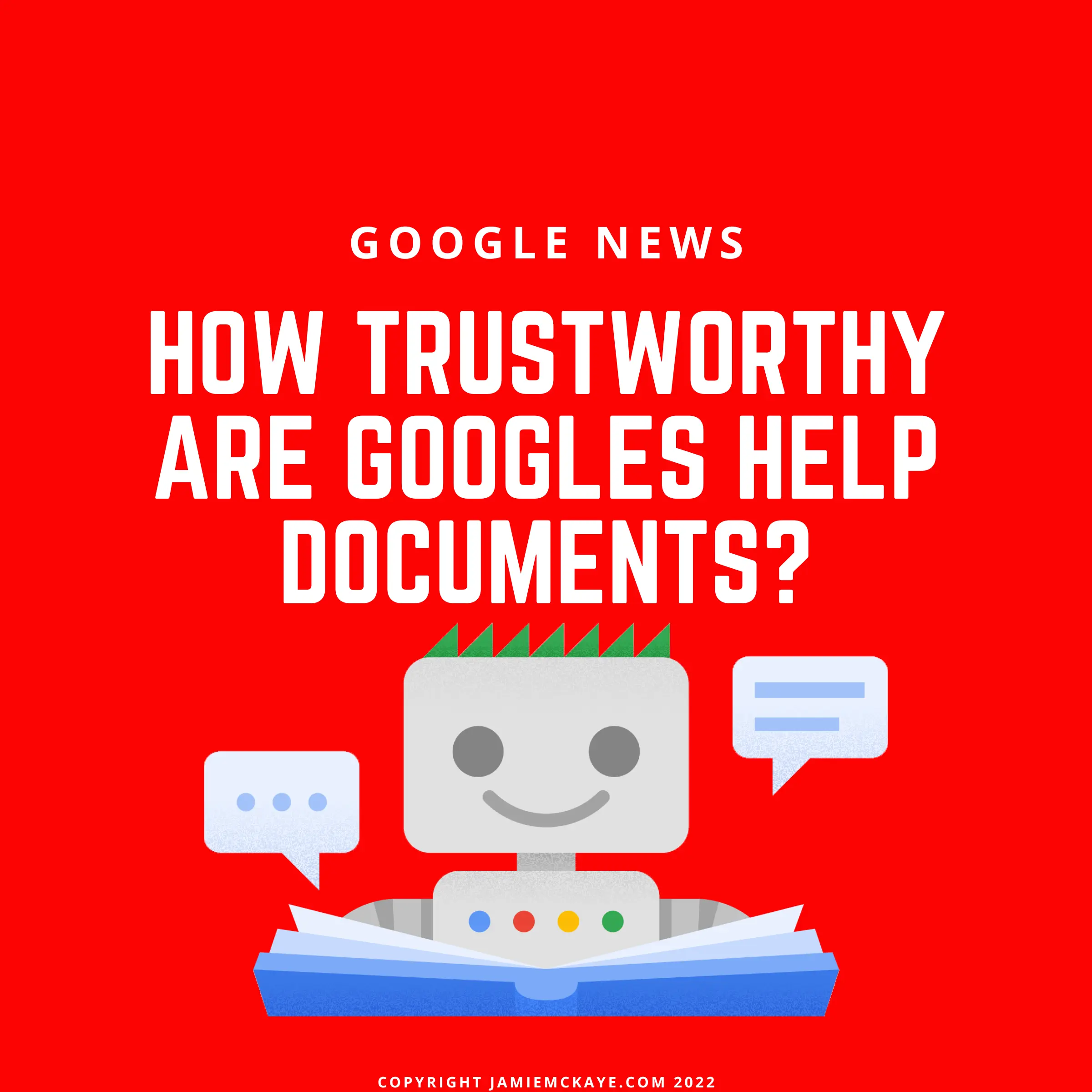 How trustworthy are google help documents banner